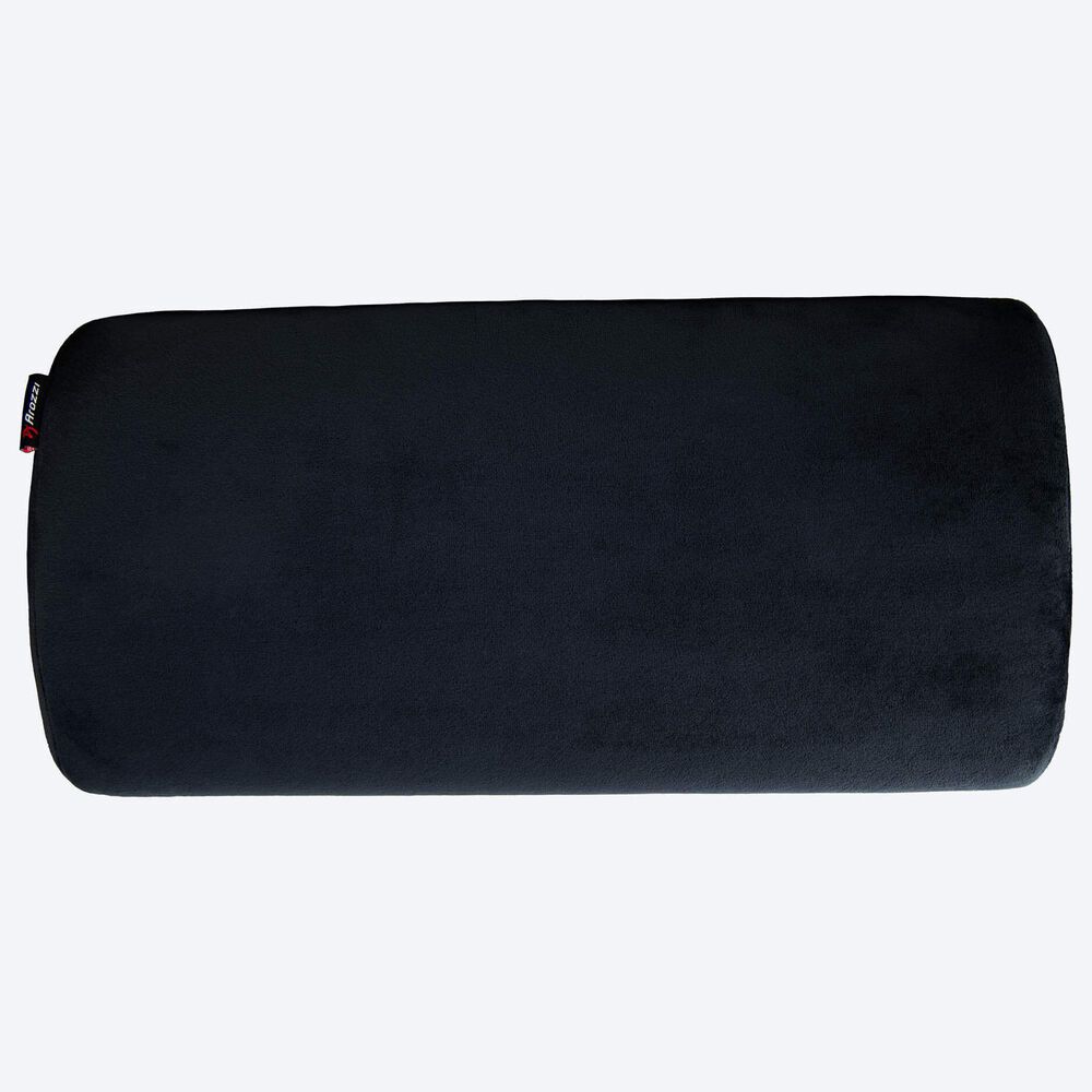 Arozzi Velvet Memory Foam Footrest in Black, , large
