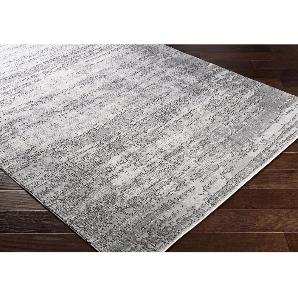Surya Tibetan TBT-2305 2&#39;7&quot; x 7&#39;6&quot; Taupe, Gray and Charcoal Runner, , large