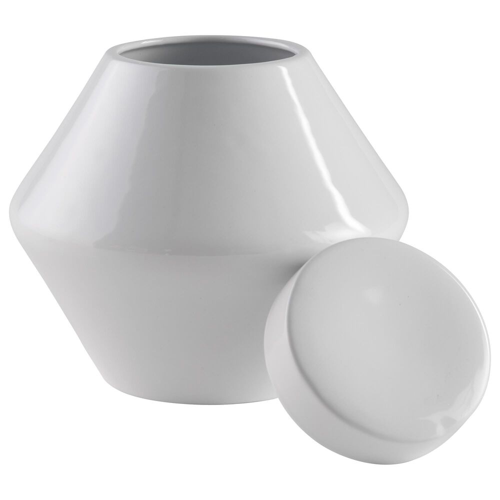 Ashley Domina 8&quot; Jar in White &#40;Set of 2&#41;, , large