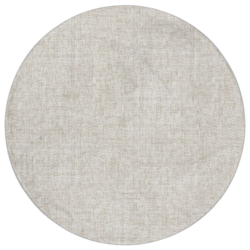 Dalyn Rug Company Voyage VY1 Linen 8" Round Area Rug, , large
