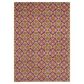 Safavieh Madison MAD605A 5"1" x 7"6" Fuchsia and Gold Area Rug, , large