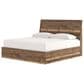 Ashley Chirason King Platform Bed in Warm Natural Brown, , large