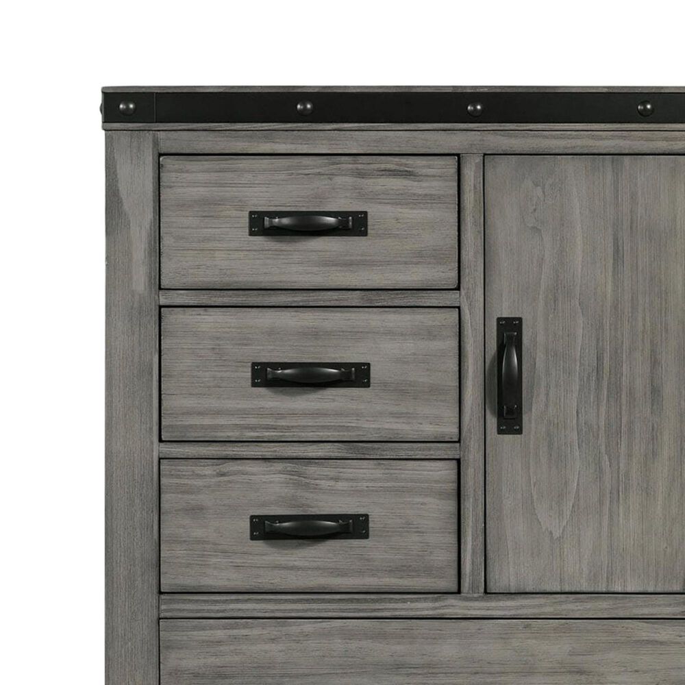 Mayberry Hill Wade Door Chest in Brushed Ash, , large