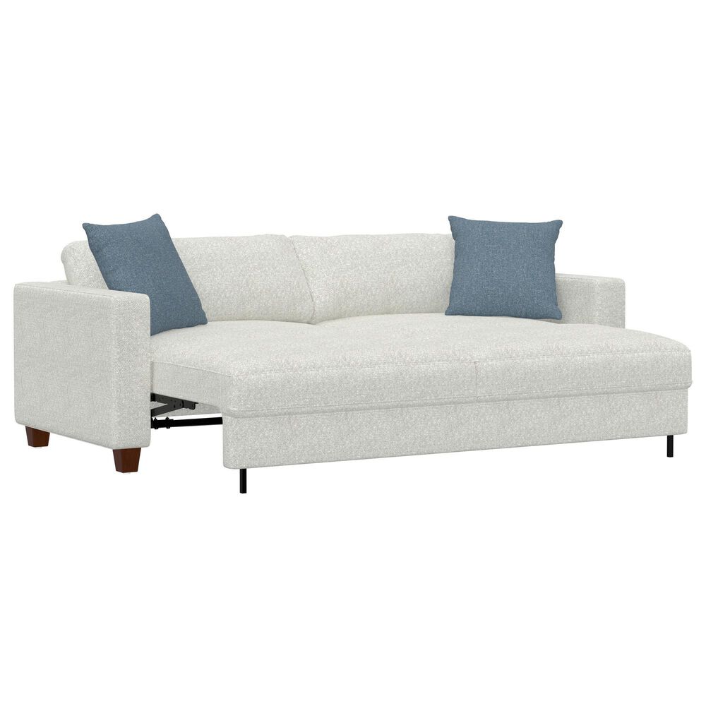 Emerald Home Furnishings Bianca Stationary Sleeper Sofa in Snowdrift, , large