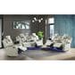 Mayberry Hill Carlo Power Motion Recliner with Power Headrest and LED in Pebble Oyster, , large