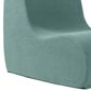 Jaxx Uptown Modern Armless Accent Chair in Boucle Green, , large