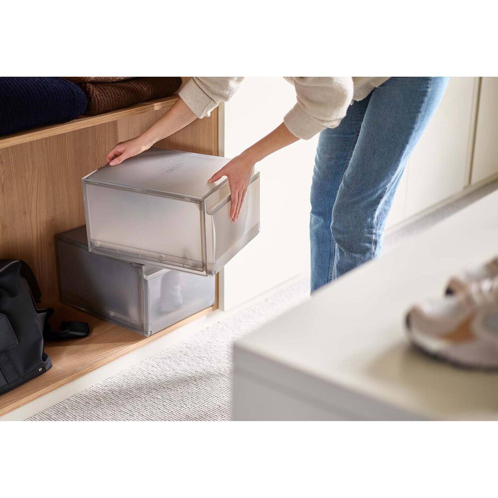 Joseph Joseph ShoeCase 2-Pack Shoe Storage Box in Grey, , large