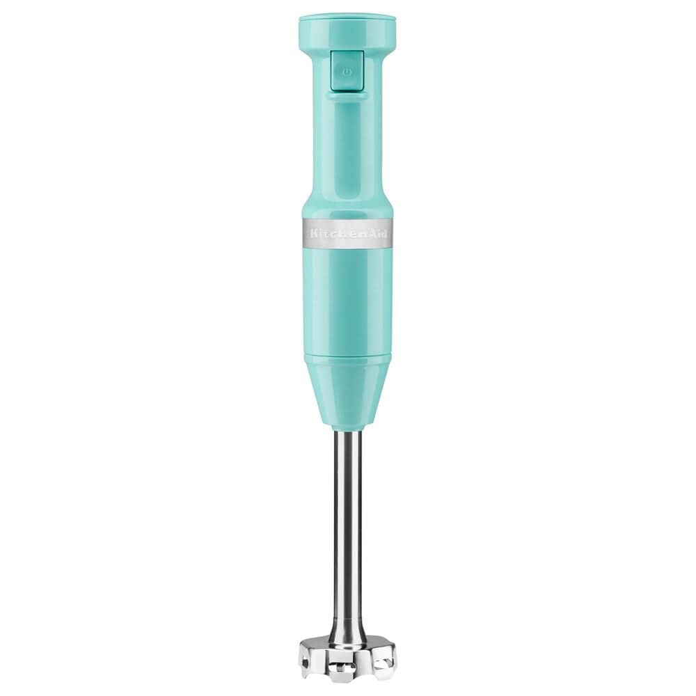 Kitchenaid 2 Speed Immersion Hand Held Blender Aqua Blue KHB12311C No Cup-  Works