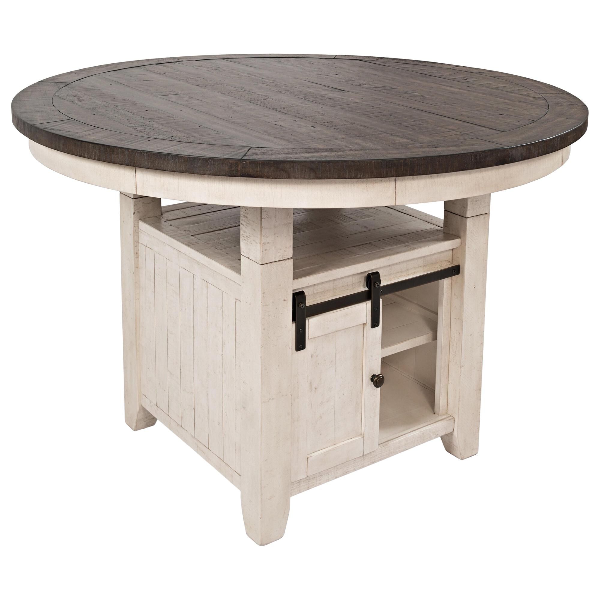Waltham Madison County Adjustable Height Round Dining Table in