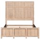 Belle Furnishings Proximity Place Queen Panel Bed with Two Nightstands in Barley Buff, , large