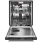 KitchenAid 24" Built-In Bar Handle Dishwasher with FreeFlex 3rd Rack and Top Control in Black Stainless Steel, , large