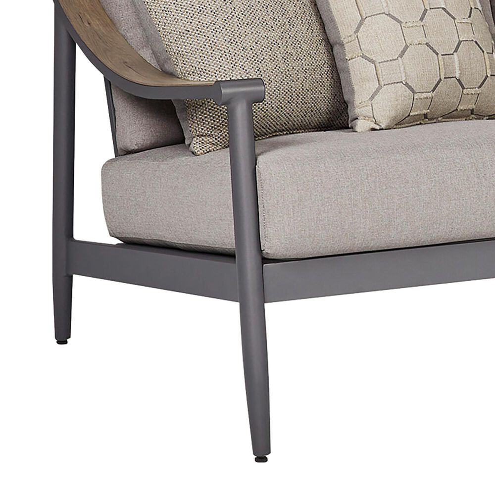 Ashley Ocean Beach Stationary Sofa with Cushions in Gray, , large