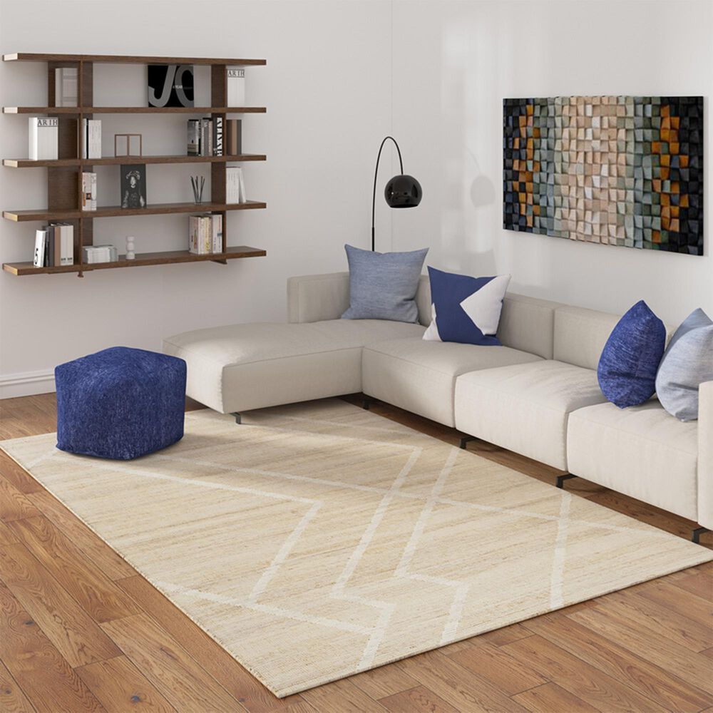 L&amp;R Resources Willow White 10&#39; x 14&#39; Area Rug, , large