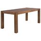 HOMLUX 7-Piece Patio Dining Set with 69" Rectangular Mocha Table and Umbrella Hole in Beige, , large