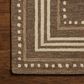 Chris Loves Julia x Loloi Alfie Bark and Natural 5" x 7"6" Area Rug, , large