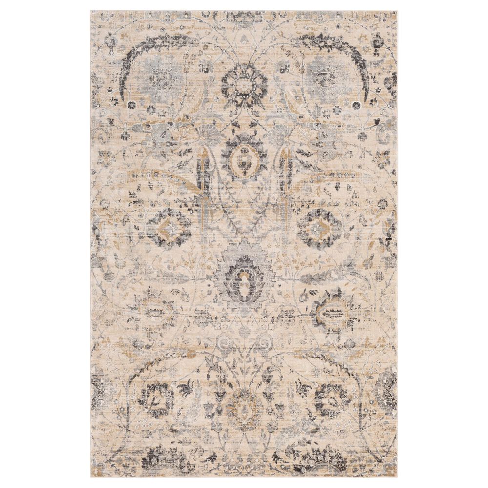 Surya Indigo IGO-2319 2" x 2"9" Black, Gray and Beige Scatter Rug, , large