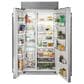 Sub Zero 24.8 Cu. Ft. Classic Side-by-Side Refrigerator in Stainless Steel, , large