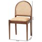 Baxton Studio Maryland Side Chair in Natural and Walnut Brown (Set of 2), , large