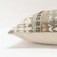 Rizzy Home Abstract 14" x 26" Down Filled Pillow in Natural and Silver, , large
