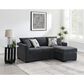 Coaster Storey 2-Piece Stationary Reversible Sleeper Sectional in Dark Grey, , large