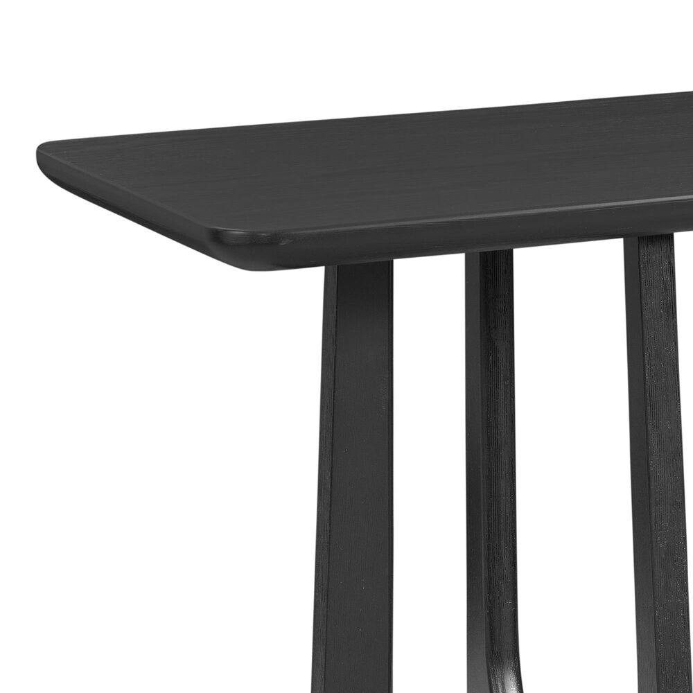 Bassett Mirror Company Dunnigan Console Table in Matte Black, , large