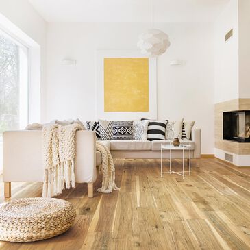 Paramount Streamside Natural Rustic Hickory Hand Scraped Hardwood, , large