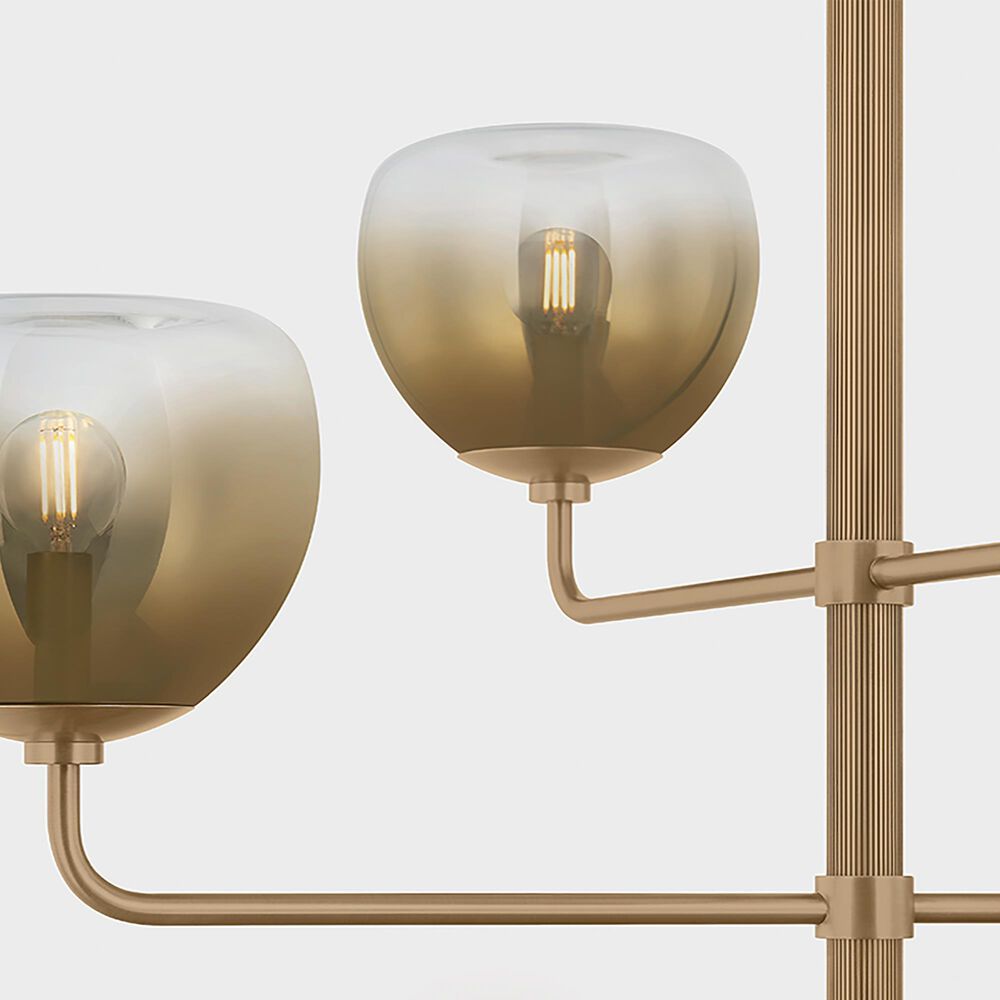 Troy Lighting August 4-Light Chandelier in Patina Brass, , large