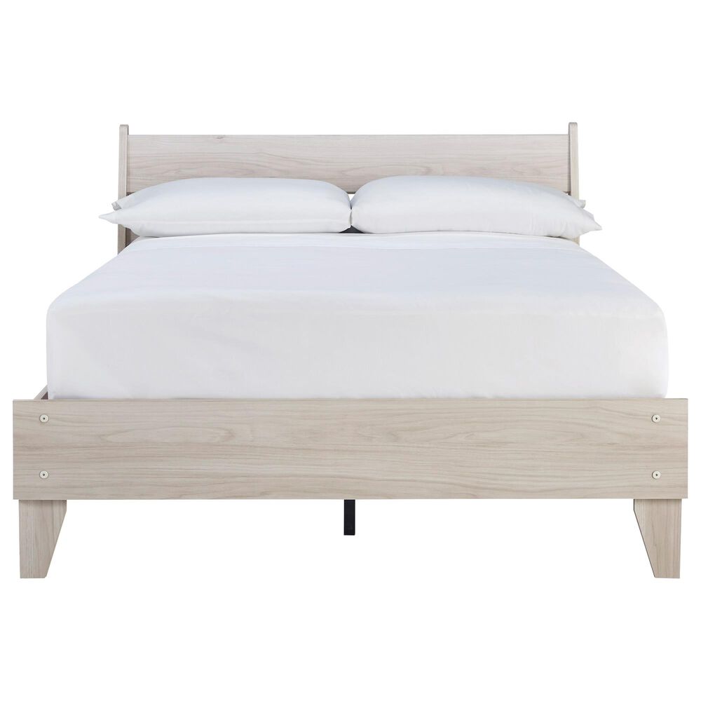 signature design by ashley socalle twin platform bed in natural nebraska furniture mart