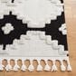 Safavieh Marrakesh MRK532A 5"3" x 7"6" Ivory and Anthracite Area Rug, , large