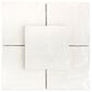 Soho Studio Myorka White 4" x 4" Ceramic Tile, , large