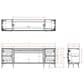 Legends Home Malibu 78" Fireplace Console in Bourbon, , large