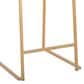Lumisource Mason 26" Counter Stool with White Cushion in Gold and Walnut (Set of 2), , large