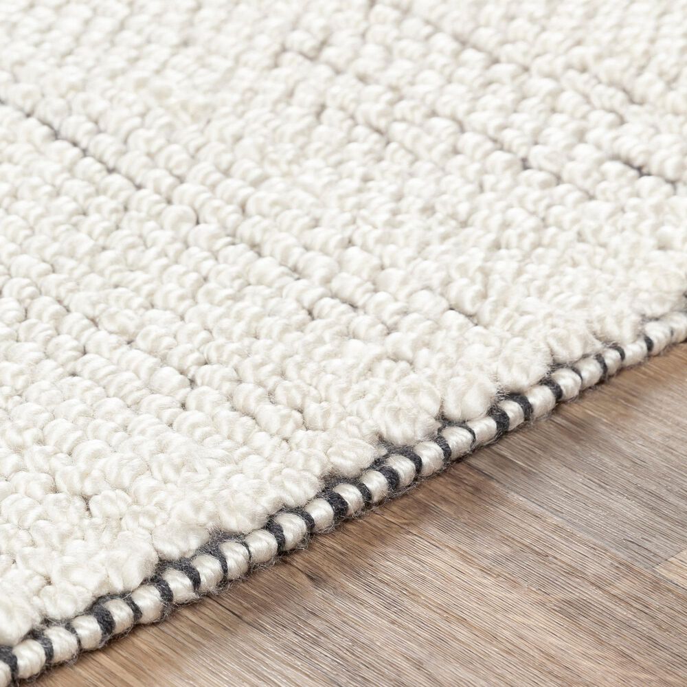 Surya Azalea 10&#39; x 14&#39; Black and Ivory Indoor/Outdoor Area Rug, , large