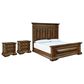 Millenium Frantanna Queen Panel Bed and 2 Nightstands in Brown, , large