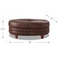 Hydeline Belfast Stationary Chair and Ottoman Set in Caramel Brown, , large