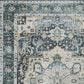 Oriental Weavers Charleston Medallion 2" x 8" Blue Runner, , large