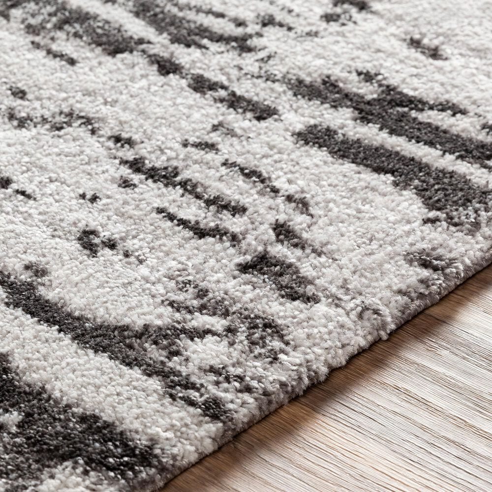 Surya Venice VNE-2301 2&#39; x 3&#39; Charcoal, Gray and Ivory Area Rug, , large