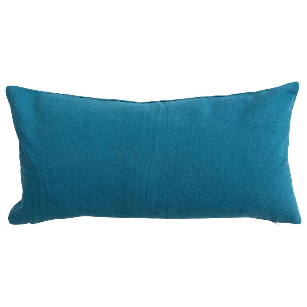 Teak Interiors Heirloom 28&quot; x 12&quot; Lumbar Throw Pillow in Multicolor, , large