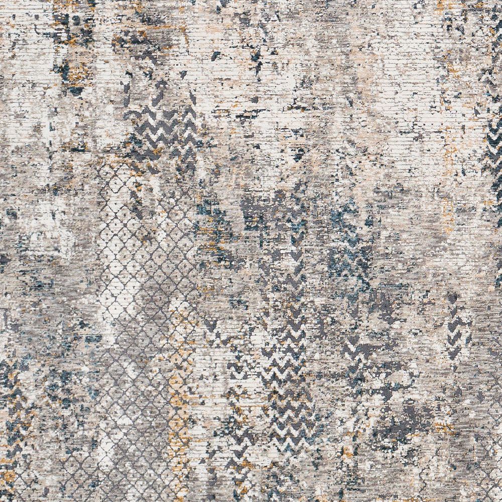 Surya Cardiff CDF-2302 Light Gray, Charcoal, Light Beige, Tan and Dark Blue 10&#39; x 13&#39;11&quot; Area Rug, , large