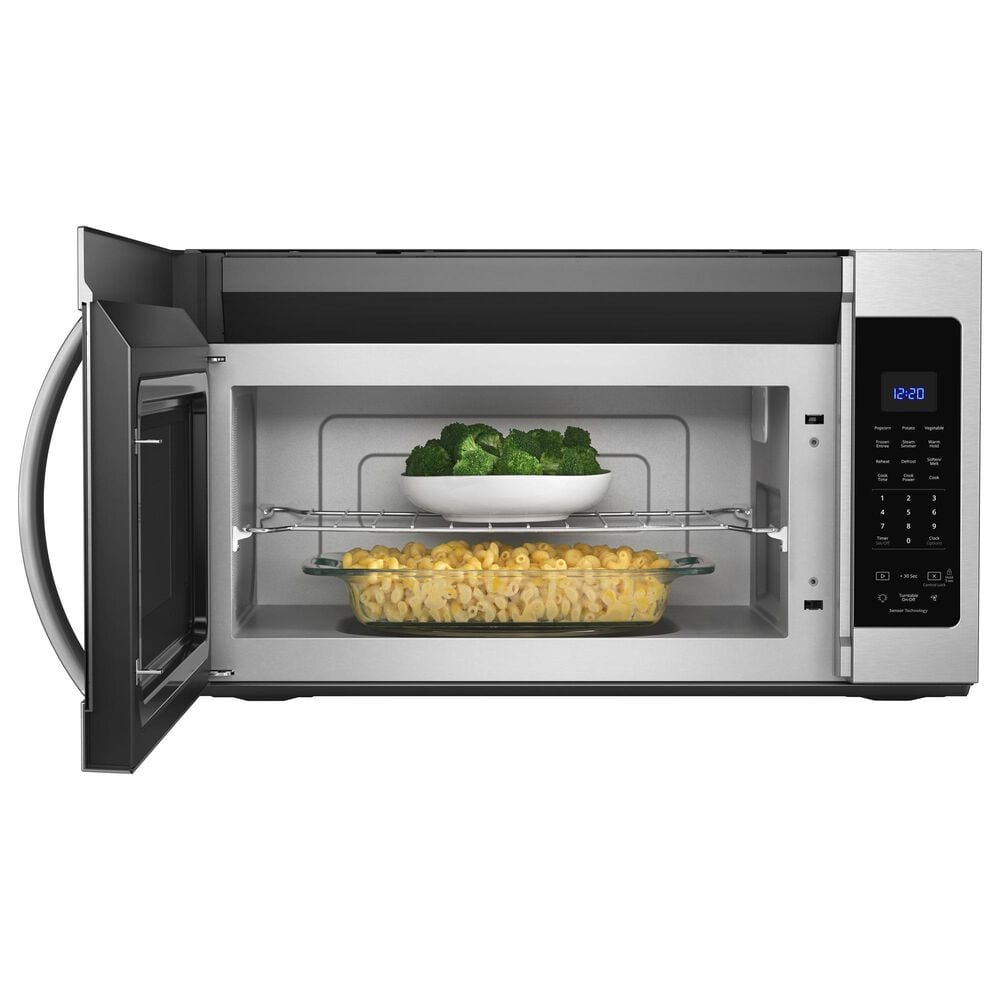 Whirlpool 1.9 Cu. Ft. Capacity Steam Microwave with Sensor Cooking in Stainless Steel, , large