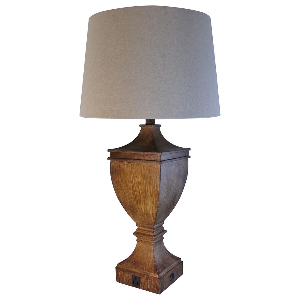 TLC 29" Table Lamp in Brown, , large