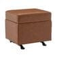 Lamps Per Se Wovenbyrd 25" Wide Rectangle Gliding Ottoman, , large