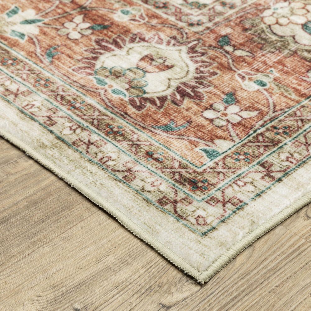 Oriental Weavers Sumter 2&#39; x 3&#39; Ivory and Rust Area Rug, , large
