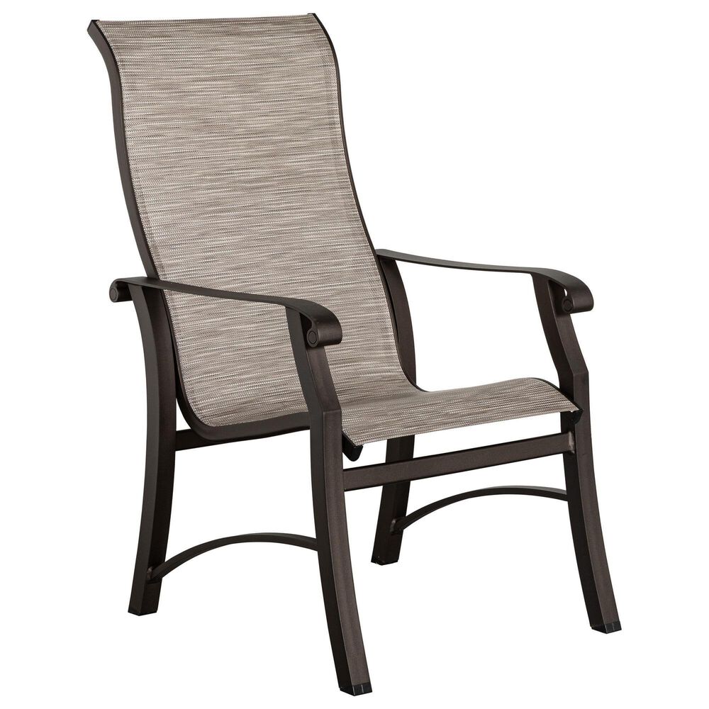 Woodard Cortland 5-Piece Patio Dining Set in Watercolor Tweed Pearly, , large