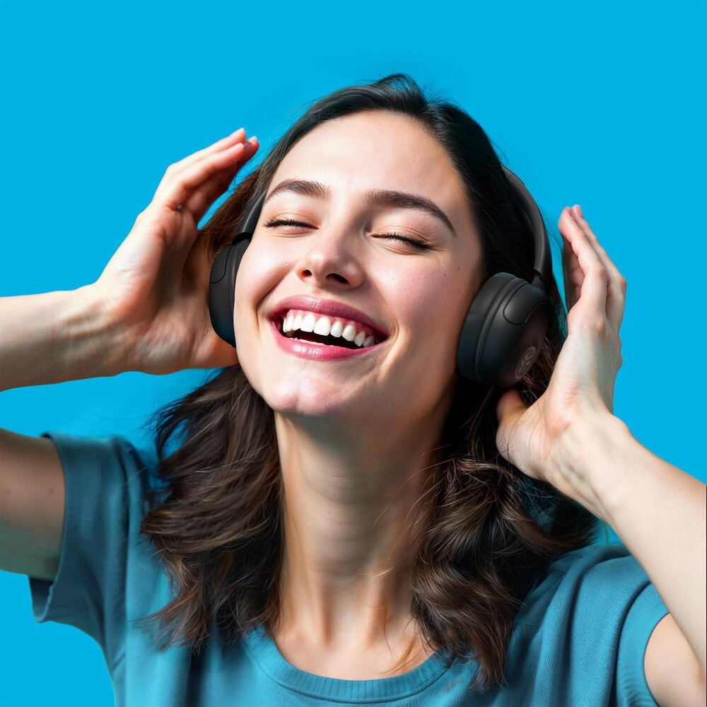 JLab Studio 2 Wireless On-Ear Headphones in Black, , large