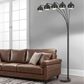 Cal Lighting Richford 5 Lit arc floor lamp, , large