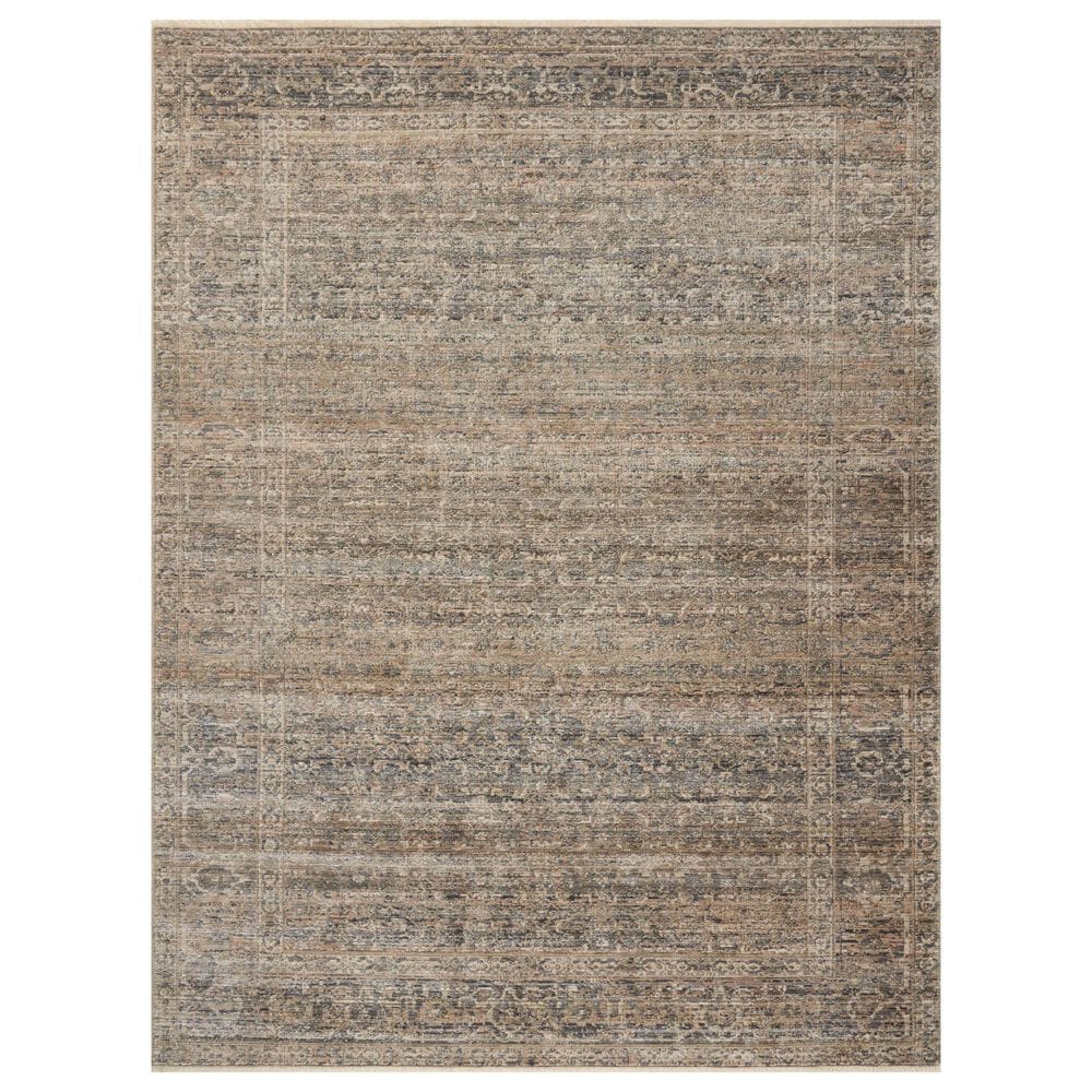Amber Lewis x Loloi Molly Navy and Blush 8"6" x 12" Area Rug, , large