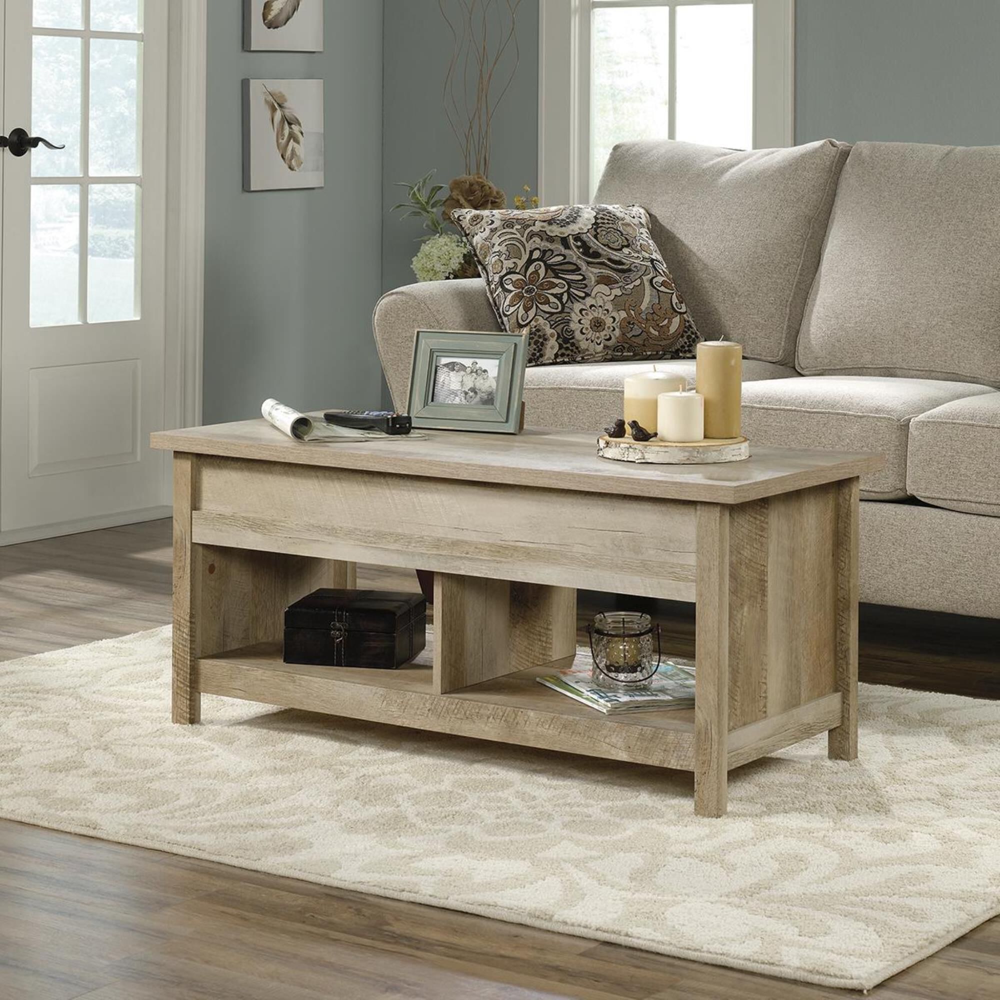 Sauder lift discount top coffee table