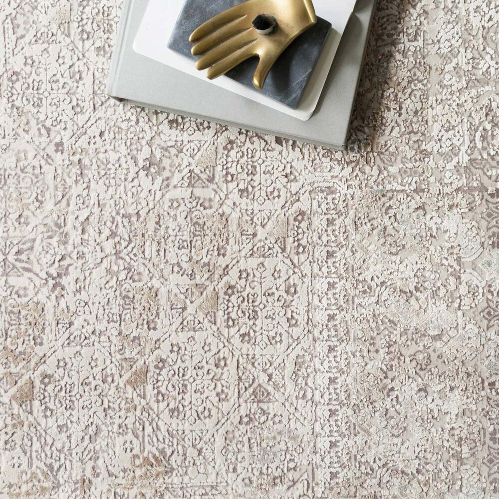Loloi Sienne SIE-01 12&#39;2&quot; x 15&#39; Ivory and Pebble Area Rug, , large
