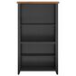 Legends Home Essex 60" Bookcase in Seal Skin and Whiskey, , large